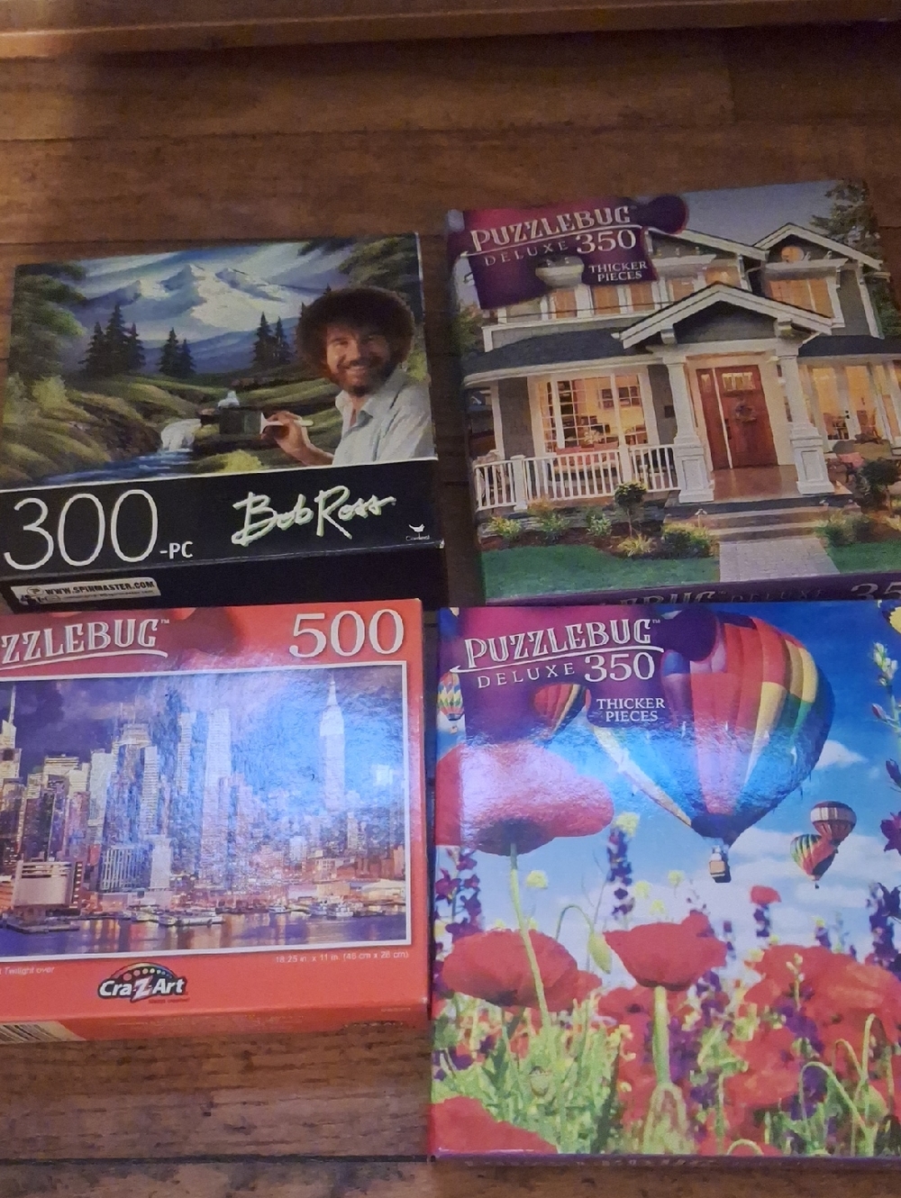 Deluxe 350-Piece Hot Air Balloon Puzzle - Bright Multi-Color